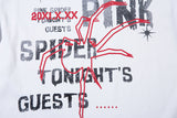 Fashion Spider Letter Print Short-sleeve Men