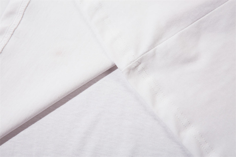 Fashion Abstract Letter Print Short-sleeve Men