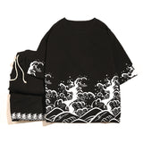 Summer short-sleeved T-shirt suit