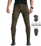 Kevlar Motorcycle Jeans Men And Women High Elastic Racing Pants
