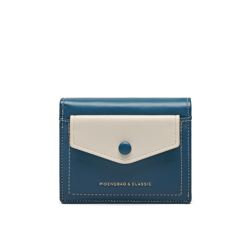 Urban Minimalist Women's Short Leather Wallet
