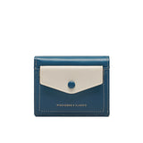 Urban Minimalist Women's Short Leather Wallet