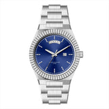 Business Gentleman's Log-Type Quartz Waterproof Steel Strap