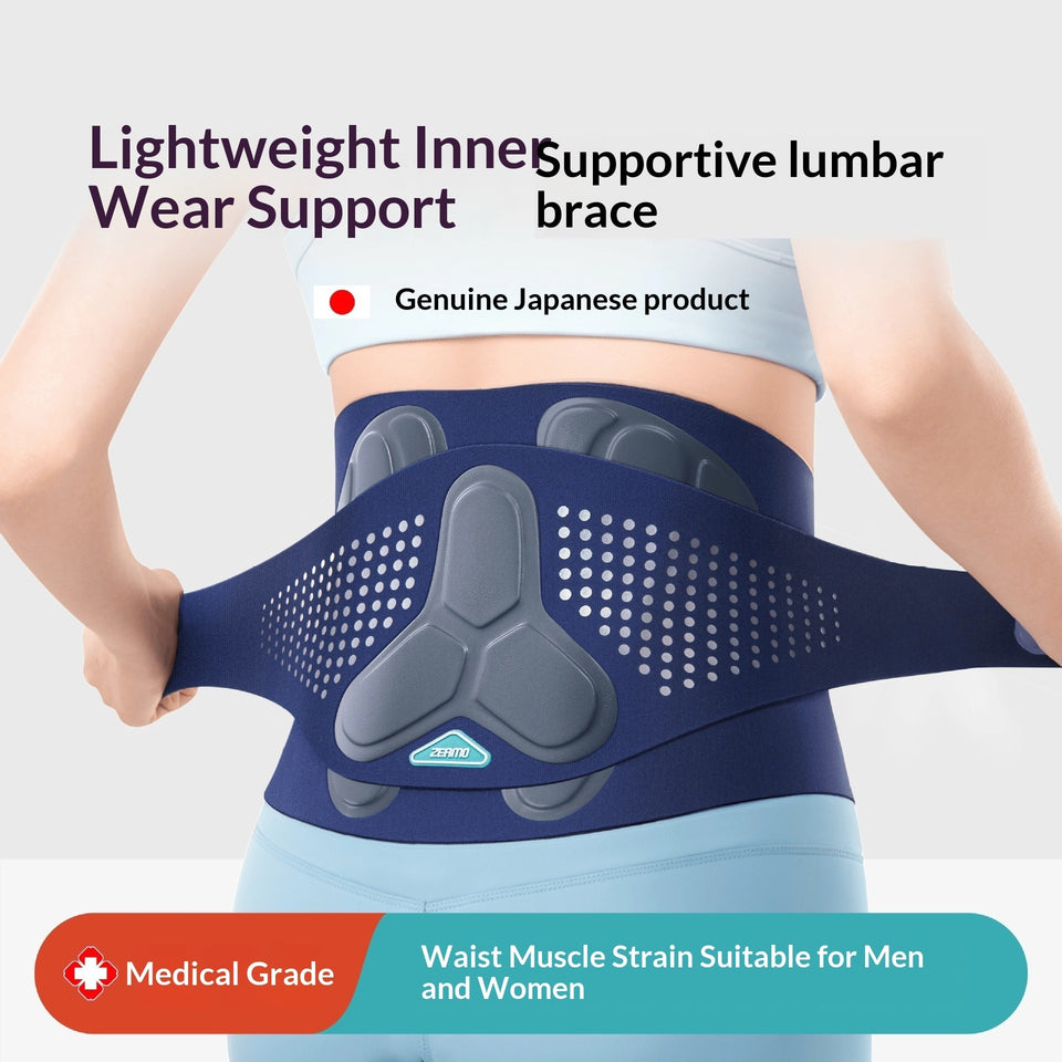 Heatable Sports Support Brace For The Lower Back