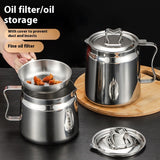 Thickened 304 Stainless Steel Oil Filter Pot