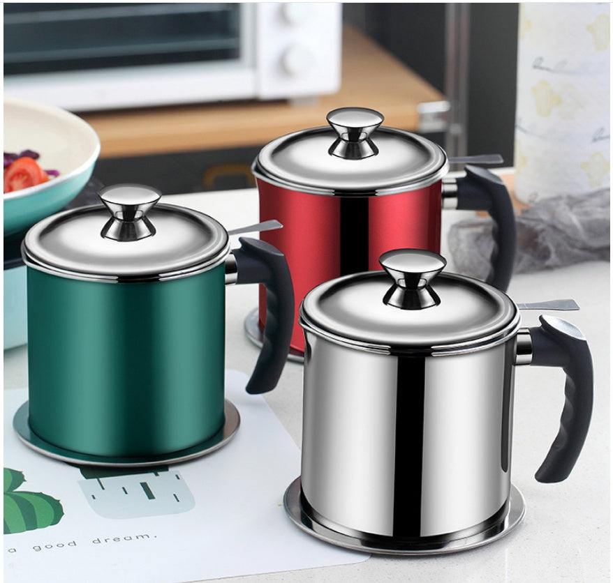 Household 304 Stainless Steel Oil Filter Pot