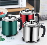 Household 304 Stainless Steel Oil Filter Pot