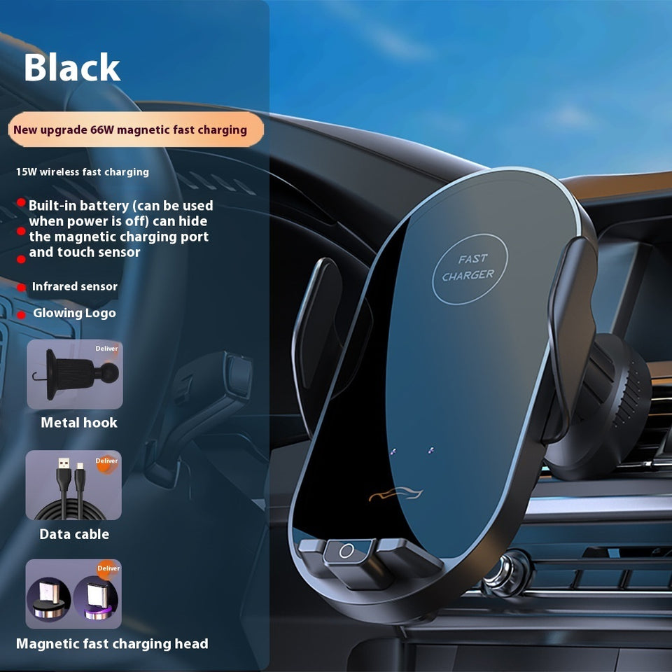 Car Phone Holder 66W Fast Charging Wireless Charger