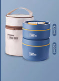 Portable Self-heating Japanese Thermal Insulation Lunch Box