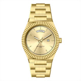 Business Gentleman's Log-Type Quartz Waterproof Steel Strap