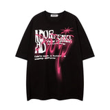 Fashion Abstract Letter Print Short-sleeve Men