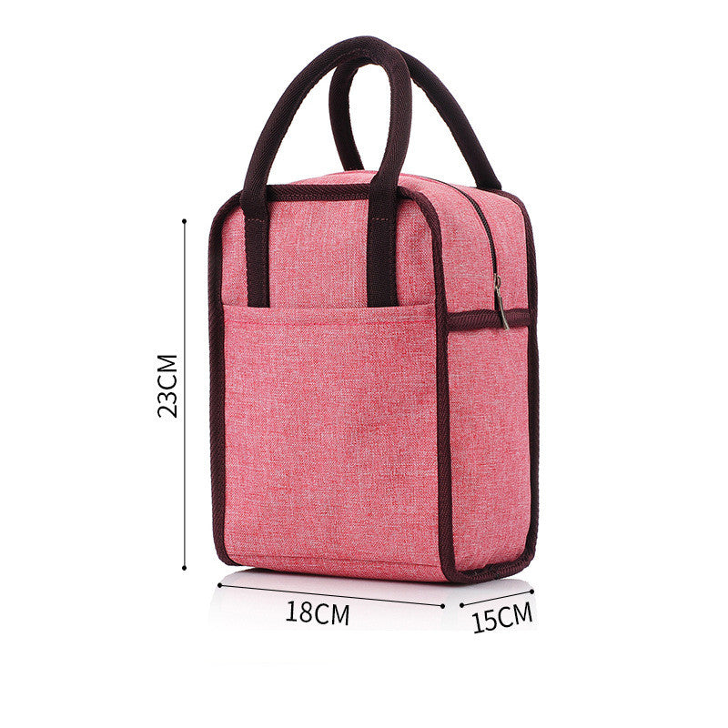Portable Square Thermal Insulation Bag Lunch Box Bento