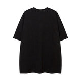 Fashion Cartoon Print Short Sleeve Men