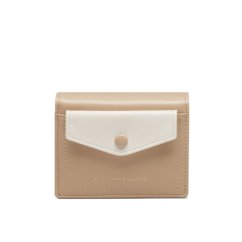 Urban Minimalist Women's Short Leather Wallet