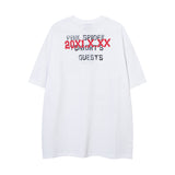 Fashion Spider Letter Print Short-sleeve Men