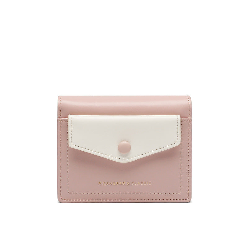Urban Minimalist Women's Short Leather Wallet