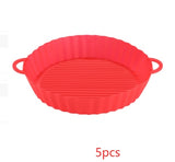 Air Fryer Tray Silicone Kitchen Supplies AirFryer Silicone Pot Grill Pan Accessories Disposable Paper Liner