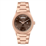 Business Gentleman's Log-Type Quartz Waterproof Steel Strap