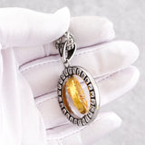 Rotatable Fashion Men's Rune Pendant Necklace