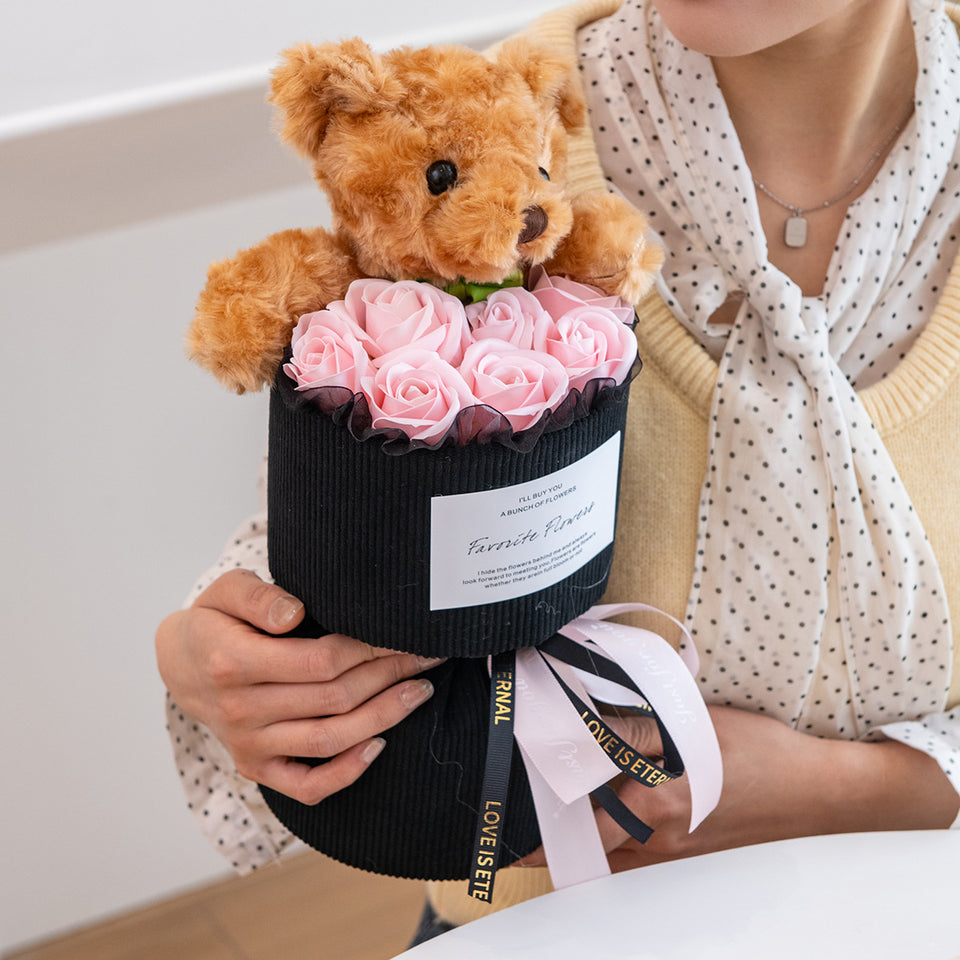 Teddy Bear Bouquet A Valentines Day Gift