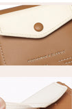 Urban Minimalist Women's Short Leather Wallet