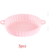 Air Fryer Tray Silicone Kitchen Supplies AirFryer Silicone Pot Grill Pan Accessories Disposable Paper Liner